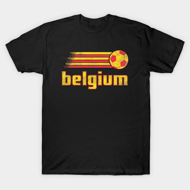 Belgium Soccer Retro Vintage T-Shirt by Ruffeli